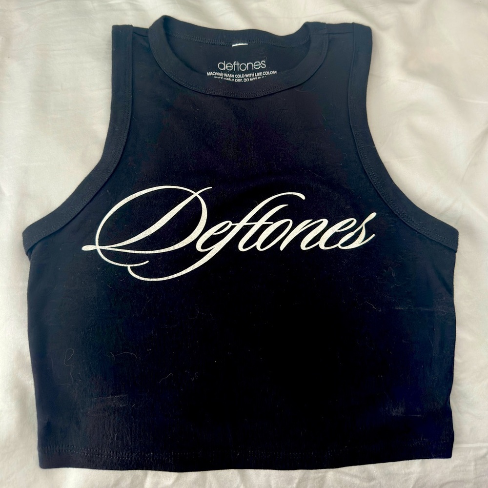 Deftones crop top. Authentic Merch. Small. SOLD OUT